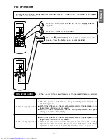 Предварительный просмотр 11 страницы Hitachi RAC-30CHP6 Instruction Manual