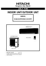 Hitachi RAC-30CVP1 Installation Manual preview