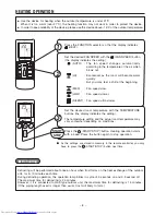 Предварительный просмотр 8 страницы Hitachi RAC-30EH2 Instruciton Manual