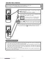 Предварительный просмотр 9 страницы Hitachi RAC-30EH2 Instruciton Manual