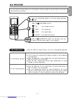 Предварительный просмотр 11 страницы Hitachi RAC-30EH2 Instruciton Manual