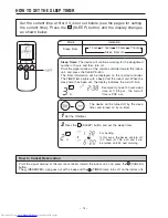 Предварительный просмотр 14 страницы Hitachi RAC-30EH2 Instruciton Manual