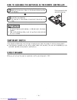 Предварительный просмотр 16 страницы Hitachi RAC-30EH2 Instruciton Manual