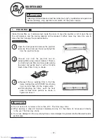 Предварительный просмотр 20 страницы Hitachi RAC-30EH2 Instruciton Manual