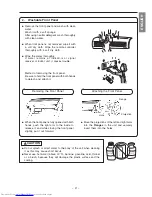 Предварительный просмотр 21 страницы Hitachi RAC-30EH2 Instruciton Manual