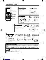 Предварительный просмотр 12 страницы Hitachi RAC-30MH1 Instruction Manual