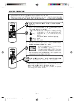 Предварительный просмотр 8 страницы Hitachi RAC-40CNH2 Use & Care Manual