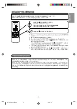 Предварительный просмотр 9 страницы Hitachi RAC-40CNH2 Use & Care Manual