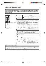 Предварительный просмотр 14 страницы Hitachi RAC-40CNH2 Use & Care Manual