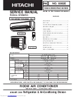 Hitachi RAC-50NH5 Service Manual preview