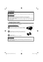 Предварительный просмотр 18 страницы Hitachi RAC-50NPD Manual