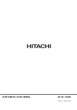 Предварительный просмотр 154 страницы Hitachi RAC-50NX2 Service Manual