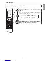 Предварительный просмотр 15 страницы Hitachi RAC-50WXA Operation Manual