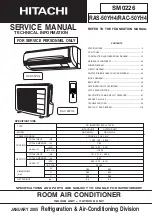 Preview for 1 page of Hitachi RAC-50YH4 Service Manual