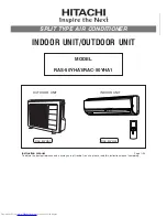 Hitachi RAC-50YHA1 Instruction Manual preview