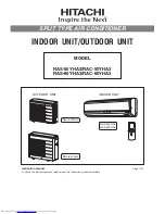 Preview for 1 page of Hitachi RAC-50YHA3 Instruction Manual