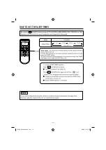 Предварительный просмотр 14 страницы Hitachi RAC-50YHA4 Instruction Manual