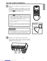 Предварительный просмотр 13 страницы Hitachi RAC-5115CC Instruction Manual