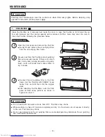 Предварительный просмотр 18 страницы Hitachi RAC-5115CC Instruction Manual