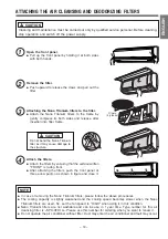 Предварительный просмотр 19 страницы Hitachi RAC-60YHA Instruction Manual