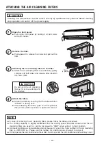 Предварительный просмотр 20 страницы Hitachi RAC-63CHA3F Instruction Manual