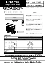 Hitachi RAC-70YH7A Service Manual preview