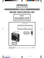 Preview for 1 page of Hitachi RAC-70YHA2 Instruction Manual