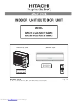 Hitachi RAC-70YHA3 Instruction Manual preview