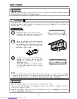 Preview for 21 page of Hitachi RAC-80YHA Instruction Manual