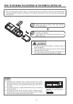 Preview for 14 page of Hitachi RAC-D10CDK Instruction Manual