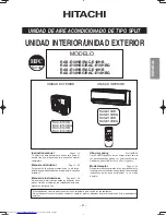 Preview for 35 page of Hitachi RAC-E10HB Operation Manual