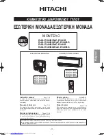 Preview for 52 page of Hitachi RAC-E10HB Operation Manual