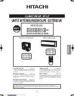 Preview for 69 page of Hitachi RAC-E10HB Operation Manual