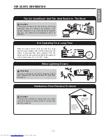 Предварительный просмотр 15 страницы Hitachi RAC-E13CB Instruction Manual