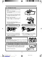 Предварительный просмотр 18 страницы Hitachi RAC-E18CYK Instruction Manual