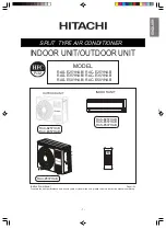 Hitachi RAC-E25YHAB Manual preview