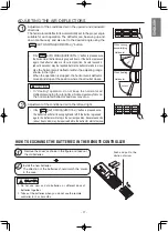 Preview for 17 page of Hitachi RAC-E25YHAB Manual