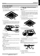 Предварительный просмотр 14 страницы Hitachi RAC-E50YHA Installation And Operation Manual