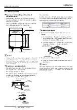 Предварительный просмотр 19 страницы Hitachi RAC-E50YHA Installation And Operation Manual