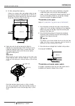 Предварительный просмотр 21 страницы Hitachi RAC-E50YHA Installation And Operation Manual