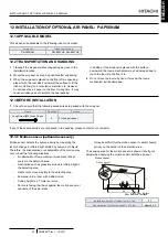 Предварительный просмотр 30 страницы Hitachi RAC-E50YHA Installation And Operation Manual