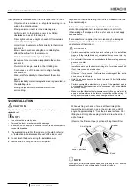 Предварительный просмотр 31 страницы Hitachi RAC-E50YHA Installation And Operation Manual