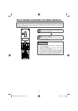 Предварительный просмотр 15 страницы Hitachi RAC-EH10CKT Instruction Manual