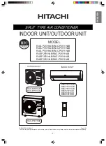 Preview for 1 page of Hitachi RAC-P25YHAB Manual