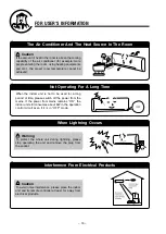 Предварительный просмотр 16 страницы Hitachi RAC-S10CAK Instruction Manual