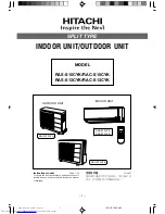 Предварительный просмотр 1 страницы Hitachi RAC-S10CYK Instruction Manual