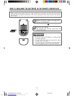 Предварительный просмотр 14 страницы Hitachi RAC-S10CYK Instruction Manual