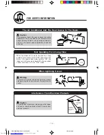 Предварительный просмотр 16 страницы Hitachi RAC-S10CYK Instruction Manual