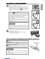 Предварительный просмотр 11 страницы Hitachi RAC-S10HA Instruction Manual