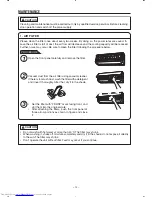 Предварительный просмотр 12 страницы Hitachi RAC-S10HA Instruction Manual